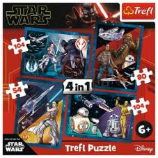 Puzzle 4w1 - Poczuj moc Star Wars