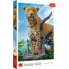 Puzzle 500 - Dziki Lampart