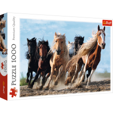 Puzzle 1000 - Galopujące konie