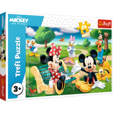 Puzzle 24 maxi Miki w gronie przyjaciół